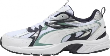 Кроссовки Puma MILENIO TECH бело-темно-сине-зеленые 39232213