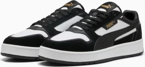 Кеды Puma COURT CLASSIC SUEDE черно-белые 40021501