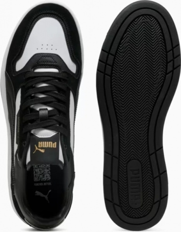 Кеды Puma COURT CLASSIC SUEDE черно-белые 40021501