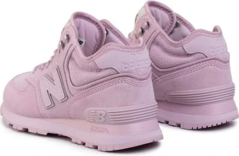 Кросівки жіночі New Balance 574 рожеві WH574BF