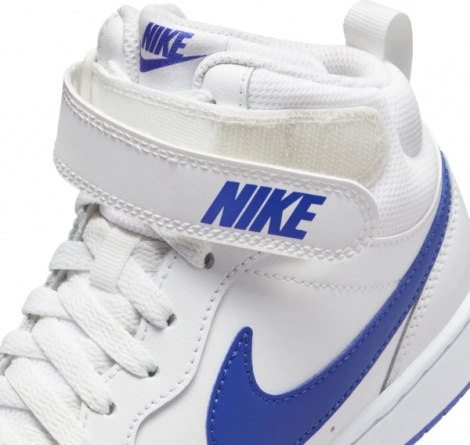 Кросівки дитячі Nike COURT BOROUGH MID 2 (GS) біло-сині CD7782-113