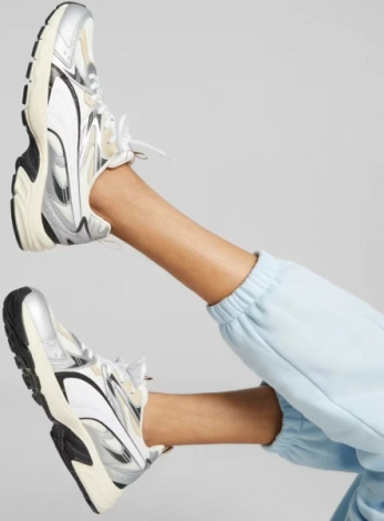 Кроссовки Puma MILENIO TECH бежево-бело-серые 39232204