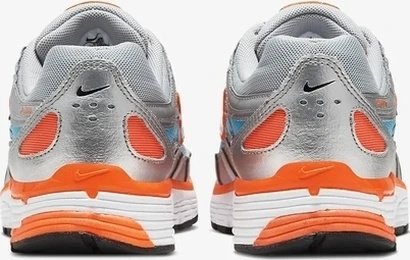 Кроссовки женские Nike W NIKE P-6000 серебряно-оранжевые CT3751-001
