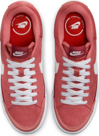 Кеди жіночі Nike COURT LEGACY LIFT світло-червоні FJ1986-600