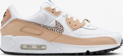 Кросівки жіночі Nike AIR MAX 90 біло-світло-коричневі FB2617-100