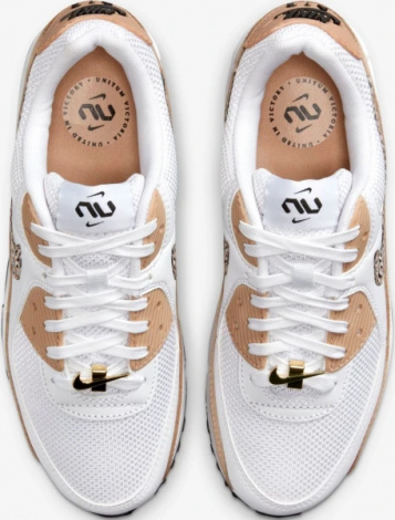 Кросівки жіночі Nike AIR MAX 90 біло-світло-коричневі FB2617-100