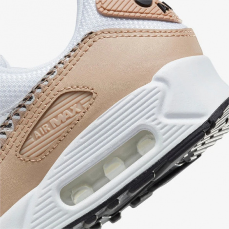 Кросівки жіночі Nike AIR MAX 90 біло-світло-коричневі FB2617-100