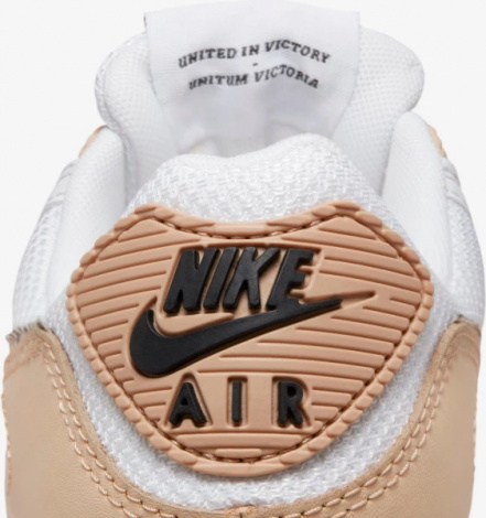 Кросівки жіночі Nike AIR MAX 90 біло-світло-коричневі FB2617-100