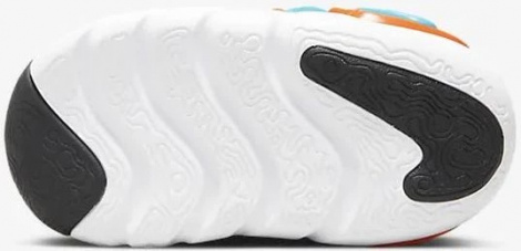 Кросівки дитячі Nike DYNAMO GO (TD) оранжево-блакитні DH3438-403