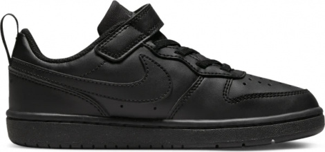 Кроссовки детские Nike COURT BOROUGH LOW RECRAFT (PS) черные DV5457-002