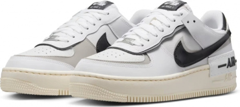 Кросівки жіночі Nike AIR FORCE 1 SHADOW біло-сіро-чорні DZ1847-110