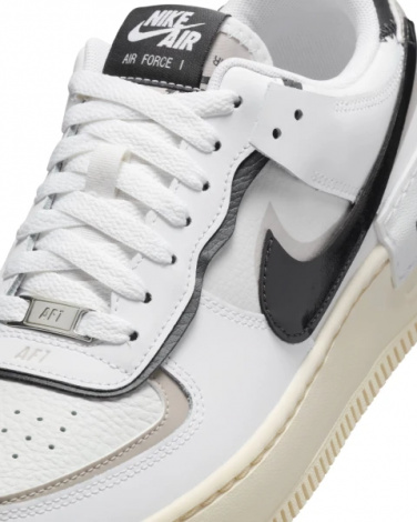 Кросівки жіночі Nike AIR FORCE 1 SHADOW біло-сіро-чорні DZ1847-110