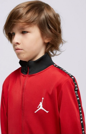 Спортивный костюм подростковый Nike AIR JORDAN TRICOT SET красно-черный 95A449-KR5