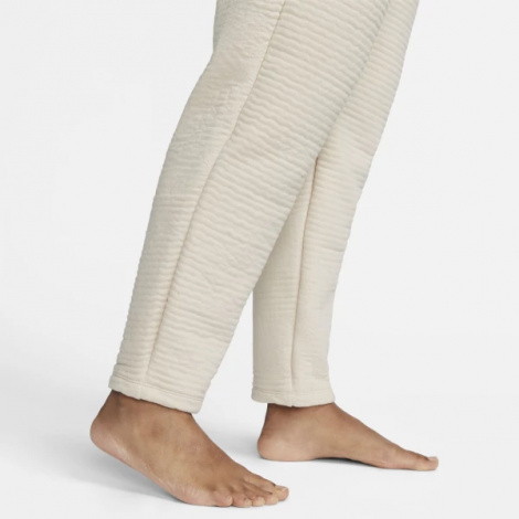 Спортивные штаны женские Nike W NY LUXE FLEECE BOTTOM бежевые DX5797-126