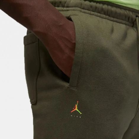 Спортивные штаны Nike M J FLT MVP FLEECE PANT хаки DV1603-325