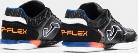 Футзалки (бампи) Joma TOP FLEX чорно-синьо-помаранчеві TOPS2531IN