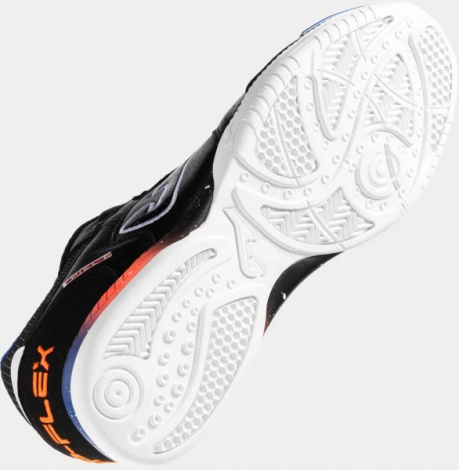 Футзалки (бампи) Joma TOP FLEX чорно-синьо-помаранчеві TOPS2531IN
