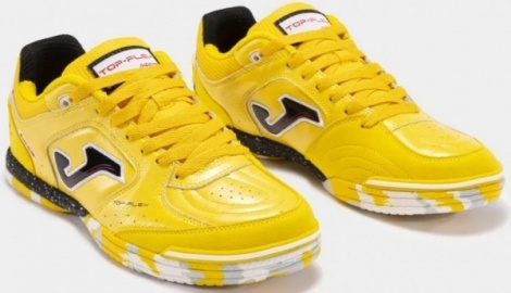 Футзалки (бампи) Joma TOP FLEX жовто-чорно-білі TOPW2428IN