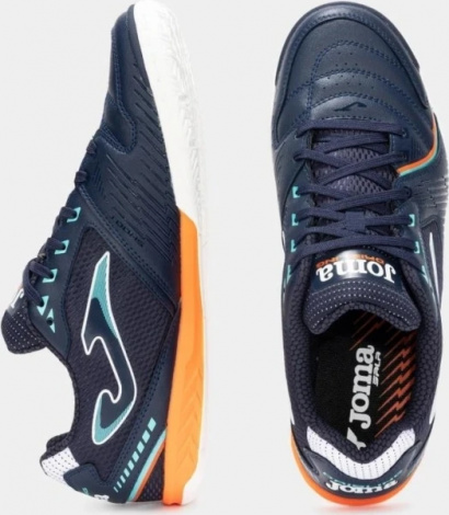 Футзалки (бампи) Joma DRIBLING темно-синьо-оранжево-бірюзові DRIS2503IN