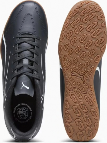 Футзалки (бампи) Puma VITORIA IT чорно-білі 107485-01