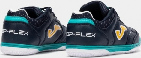 Футзалки (бампи) дитячі Joma TOP FLEX темно-синьо-бірюзові TPJS2503IN