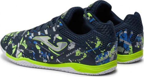 Футзалки (бампи) Joma MAXIMA темно-синьо-лимонні MAXS2433IN