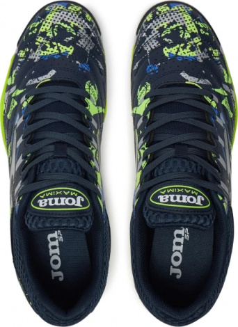 Футзалки (бампи) Joma MAXIMA темно-синьо-лимонні MAXS2433IN