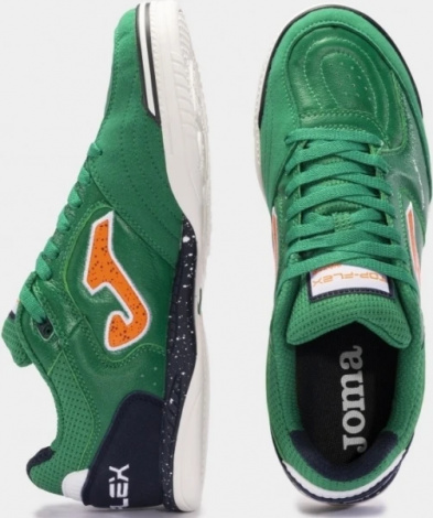 Футзалки (бампи) Joma TOP FLEX зелено-жовтогарячі TOPW2415IN