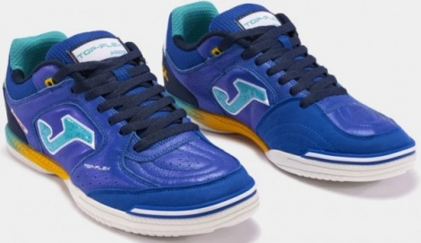 Футзалки (бампи) Joma TOP FLEX синьо-бірюзово-оранжеві TOPW2404IN