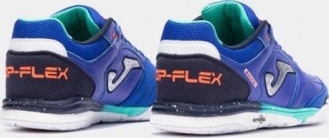 Футзалки (бампи) Joma TOP FLEX REBOUND синьо-бірюзово-оранжеві TORS2504IN