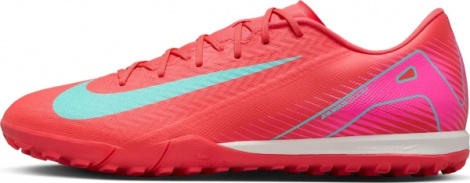 Сороконіжки (шиповки) Nike MERCURIAL ZOOM VAPOR 16 ACADEMY TF червоно-рожево-бірюзові FQ8449-800