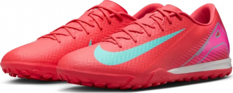 Сороконіжки (шиповки) Nike MERCURIAL ZOOM VAPOR 16 ACADEMY TF червоно-рожево-бірюзові FQ8449-800
