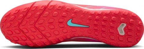 Сороконіжки (шиповки) Nike MERCURIAL ZOOM VAPOR 16 ACADEMY TF червоно-рожево-бірюзові FQ8449-800