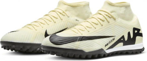 Сороконожки (шиповки) Nike MERCURIAL ZOOM SUPERFLY 9 ACADEMY TF желтые DJ5629-700
