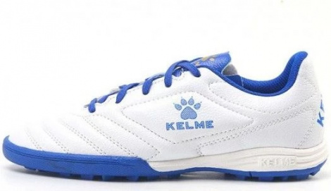 Сороконожки (шиповки) Kelme BASIC бело-синие 871701.9110