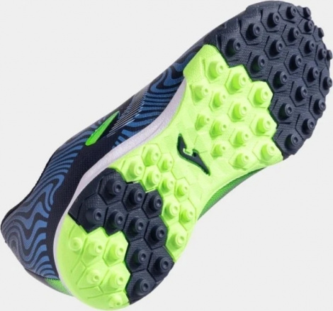 Сороконіжки (шиповки) дитячі Joma EVOLUTION темно-синьо-салатові EVJS2503TF