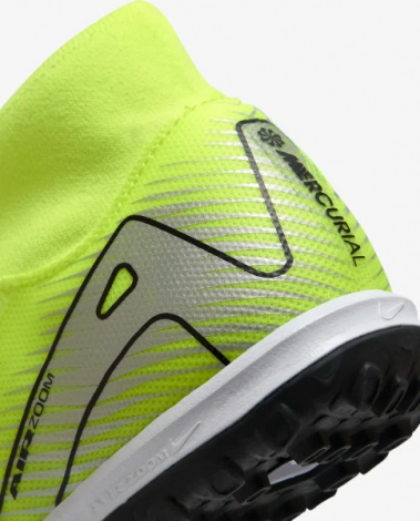 Сороконожки (шиповки) Nike MERCURIAL ZOOM SUPERFLY 10 ACADEMY TF лаймовые FQ8331-700