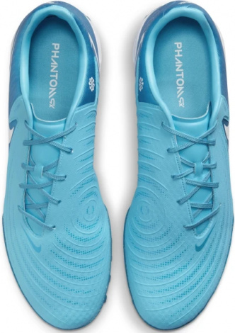 Сороконіжки (шиповки) Nike PHANTOM GX II ACADEMY TF блакитні FJ2577-400
