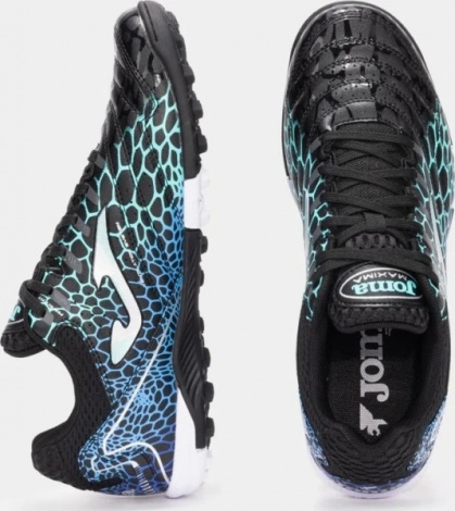 Сороконожки Joma Maxima 2531 Black Turquoise Turf