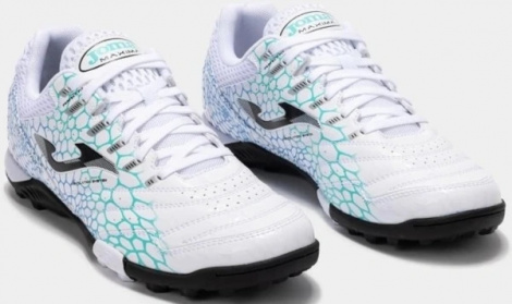 Сороконожки Joma Maxima 2532 White Turquoise Turf