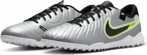 Сороконіжки (шиповки) Nike TIEMPO LEGEND 10 ACADEMY TF срібно-лаймові DV4342-001