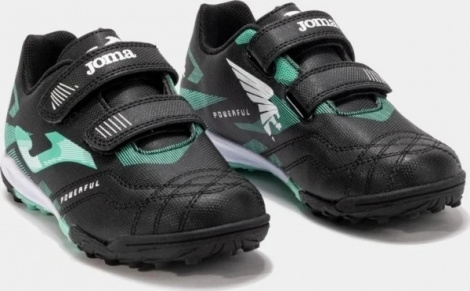Сороконіжки (шиповки) дитячі Joma POWERFULL чорно-бірюзові POJS2501TFV