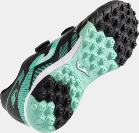 Сороконіжки (шиповки) дитячі Joma POWERFULL чорно-бірюзові POJS2501TFV