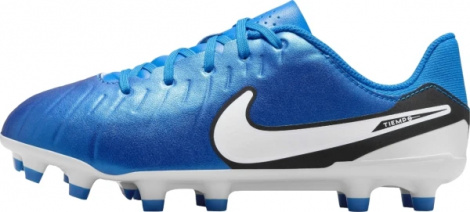 Бутсы детские Nike JR TIEMPO LEGEND 10 ACADEMY FG/MG синие DV4348-400