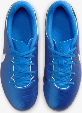 Бутсы детские Nike JR TIEMPO LEGEND 10 ACADEMY FG/MG синие DV4348-400