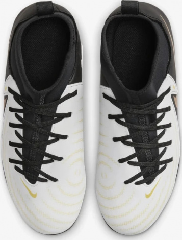 Бутси дитячі Nike JR PHANTOM LUNA II CLUB FG/MG біло-чорні FJ2601-100