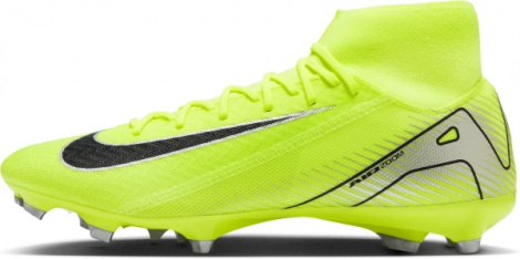 Бутсы Nike MERCURIAL ZOOM SUPERFLY 10 ACADEMY FG/MG лаймовые FQ1456-700
