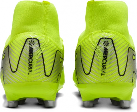 Бутсы Nike MERCURIAL ZOOM SUPERFLY 10 ACADEMY FG/MG лаймовые FQ1456-700