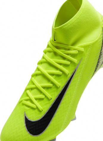 Бутсы Nike MERCURIAL ZOOM SUPERFLY 10 ACADEMY FG/MG лаймовые FQ1456-700