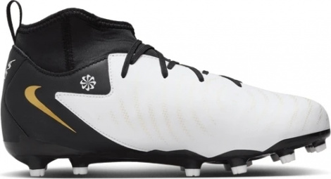 Бутсы детские Nike JR PHANTOM LUNA II ACADEMY FG/MG бело-черные FJ2603-100